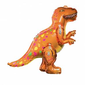 Balon Foliowy Pomarańczowy Dinozaur