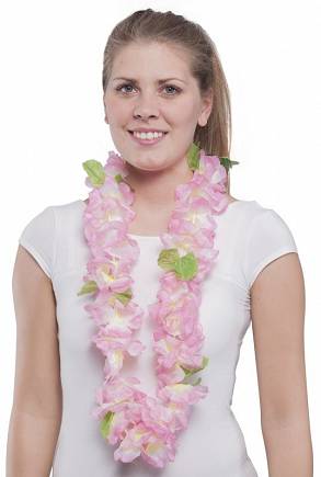 Kwiaty Hawajskie Hawaje Różowe Jasne