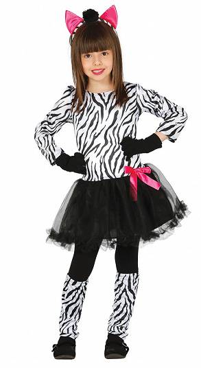 Zebra Sukienka 5-6 lat